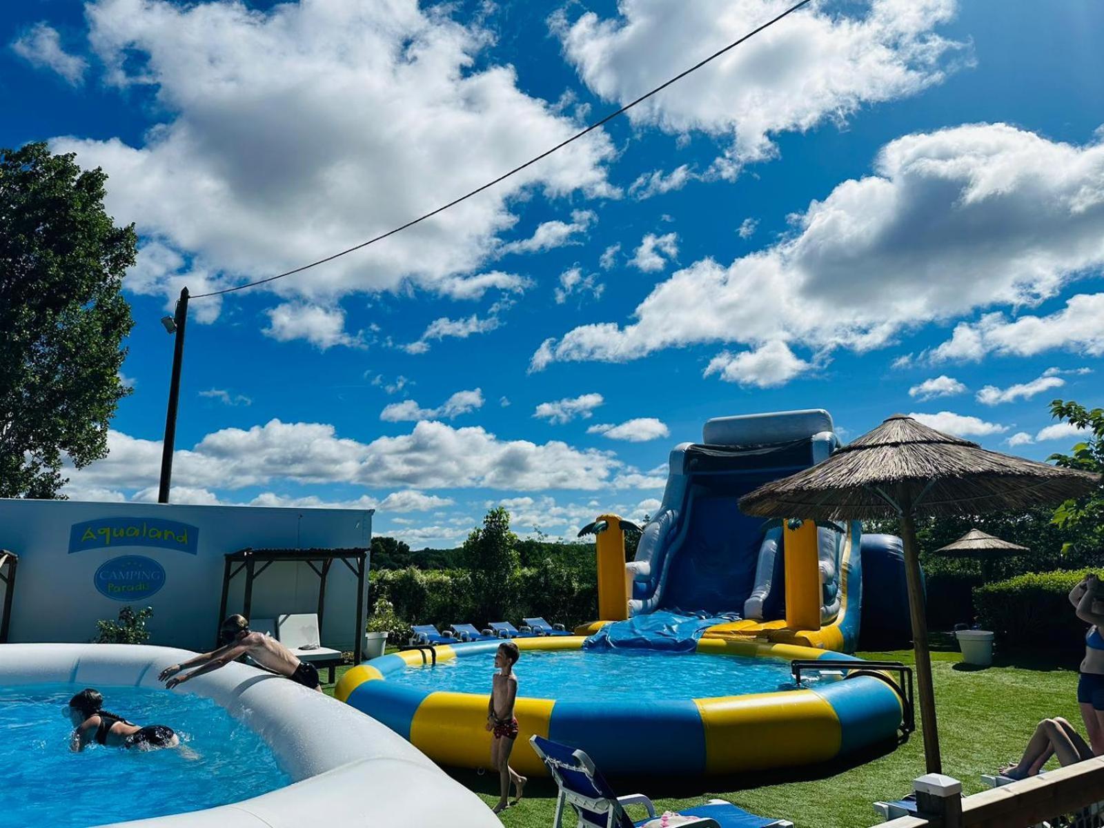 Camping Paradis Family Les Rives De L'Herault 지그낙 외부 사진